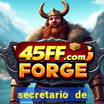 secretario de esporte salario